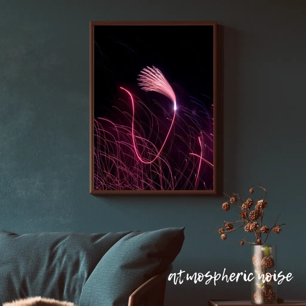 Blue Wall Art Photo Frame Mockup for Instagram Post.webp