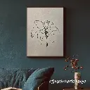 Blue Wall Art Photo Frame Mockup for Instagram Post.webp