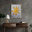 Grey 3D Industrial Style Wall Frame Mockup Instagram Post.webp