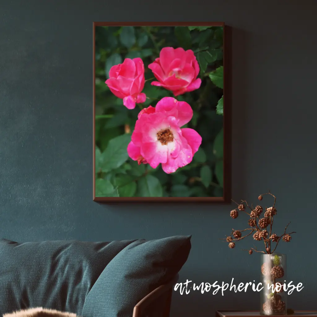 Blue Wall Art Photo Frame Mockup for Instagram Post.webp