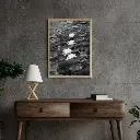 Grey 3D Industrial Style Wall Frame Mockup Instagram Post.webp