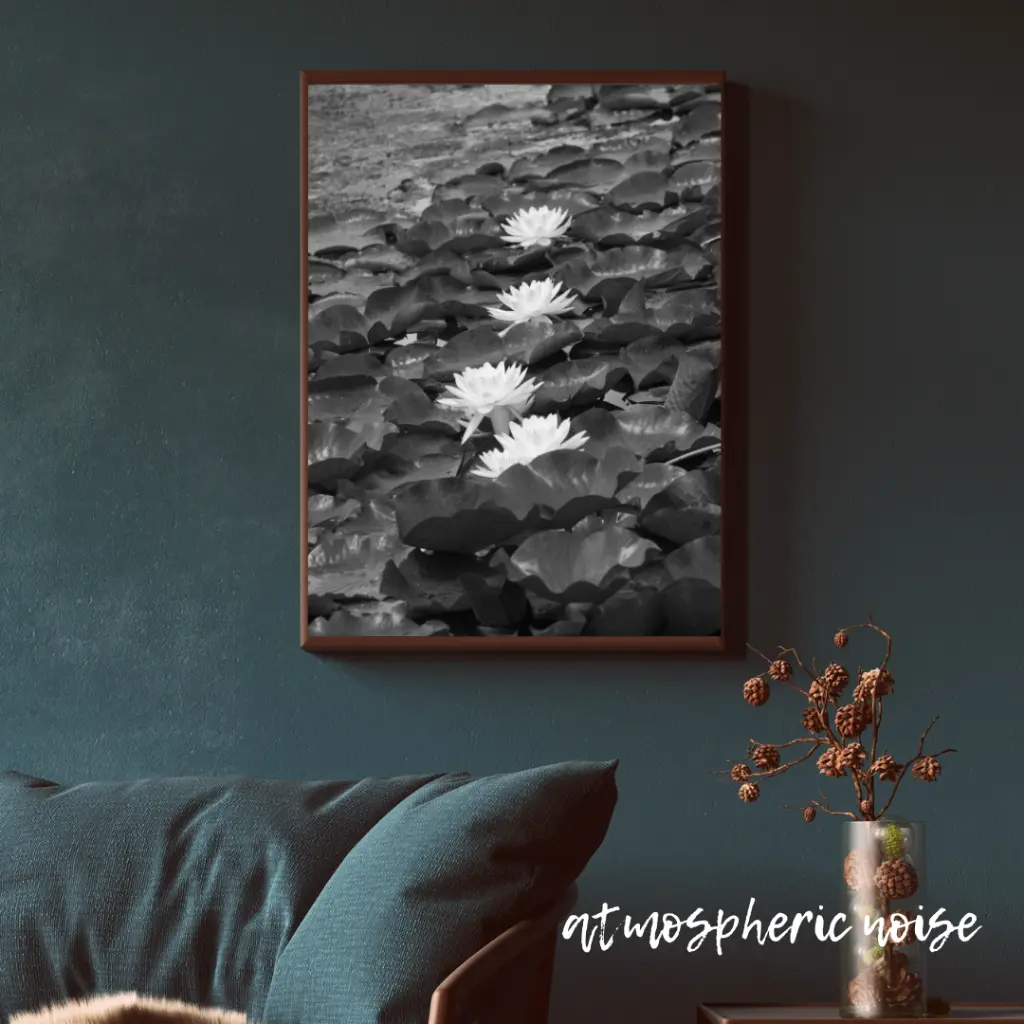Blue Wall Art Photo Frame Mockup for Instagram Post.webp