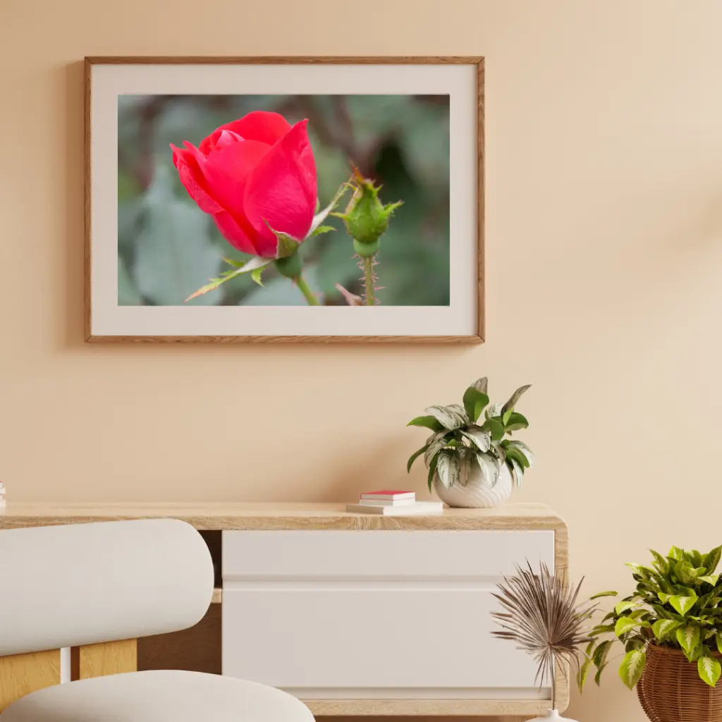 Brown Minimalist 3D Illustration Wall Frame Mockup Instagram Post (1).webp