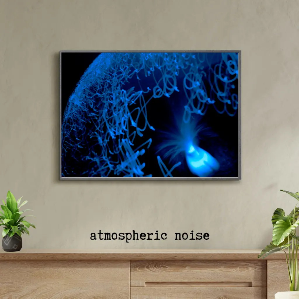 Grey and Blue Vintage Wall Frame Mockup Instagram Post.webp