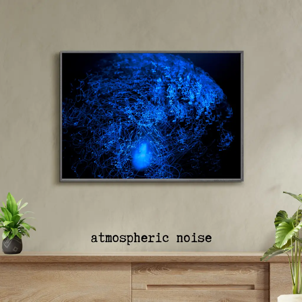 Grey and Blue Vintage Wall Frame Mockup Instagram Post.webp