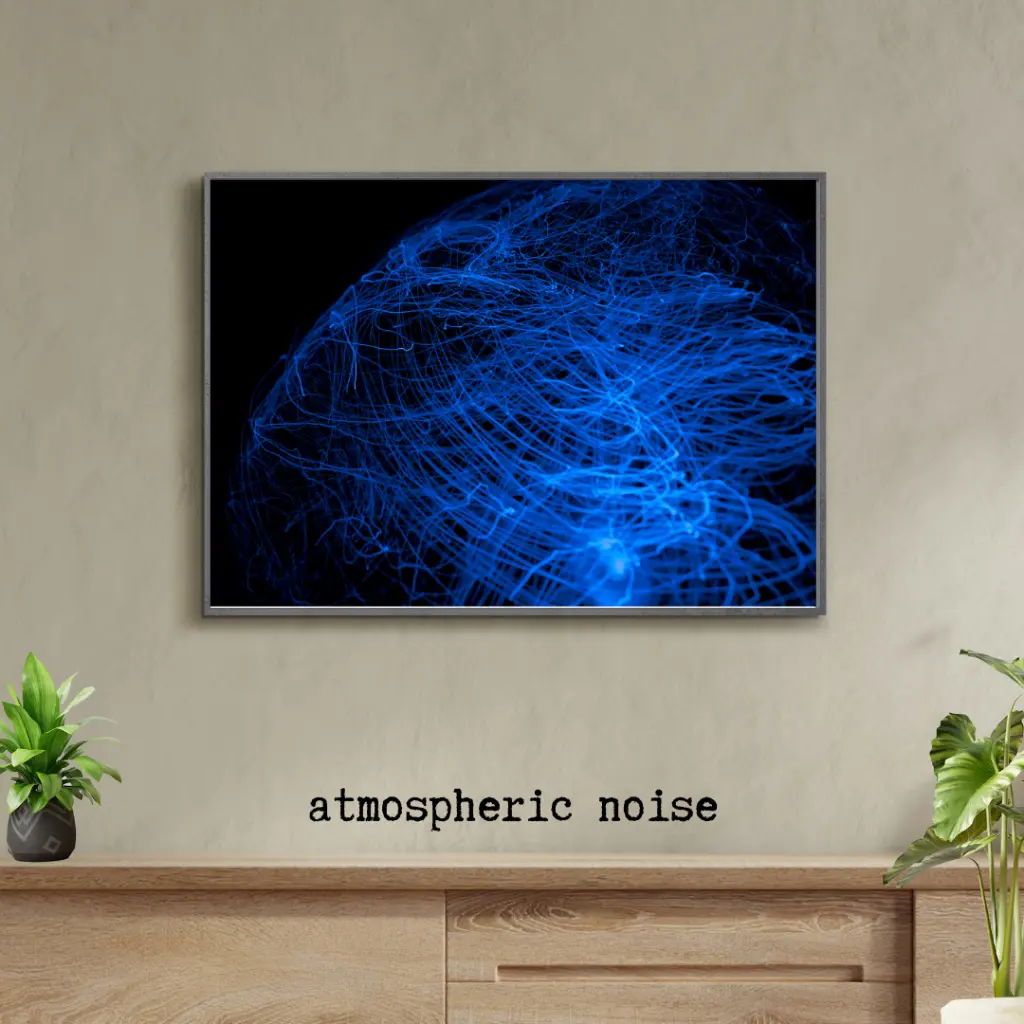 Grey and Blue Vintage Wall Frame Mockup Instagram Post.webp