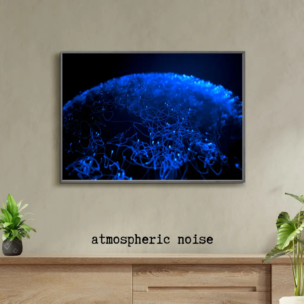 Grey and Blue Vintage Wall Frame Mockup Instagram Post.webp
