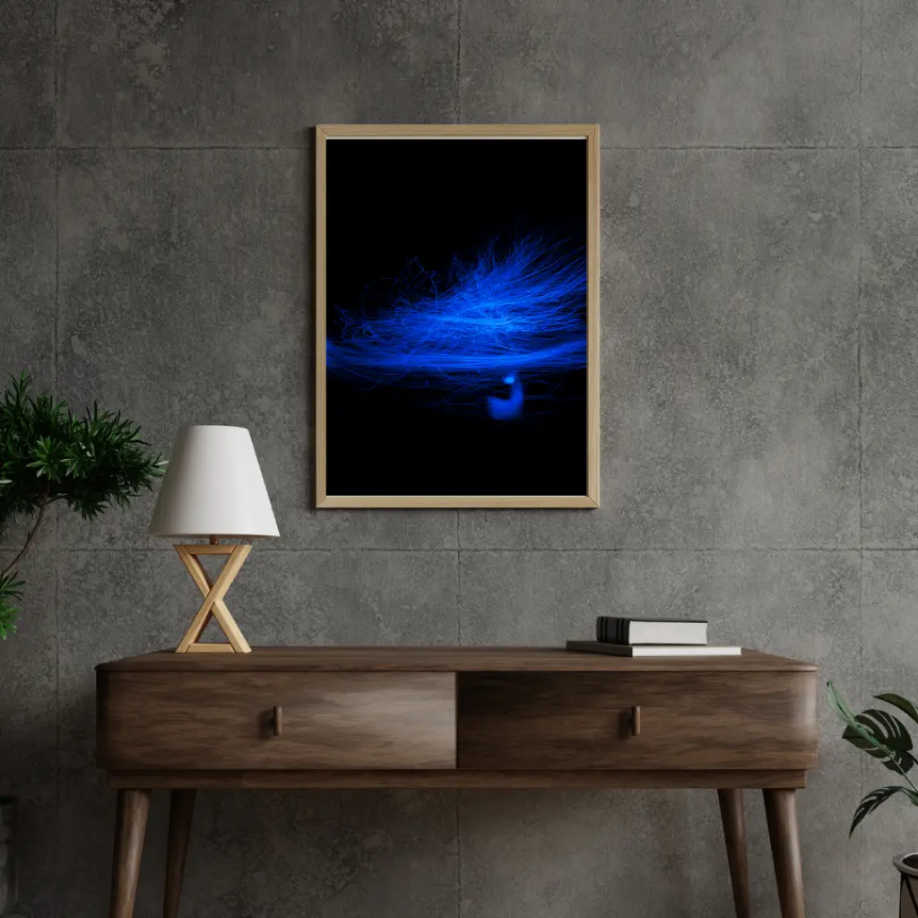 Grey 3D Industrial Style Wall Frame Mockup Instagram Post (1).webp