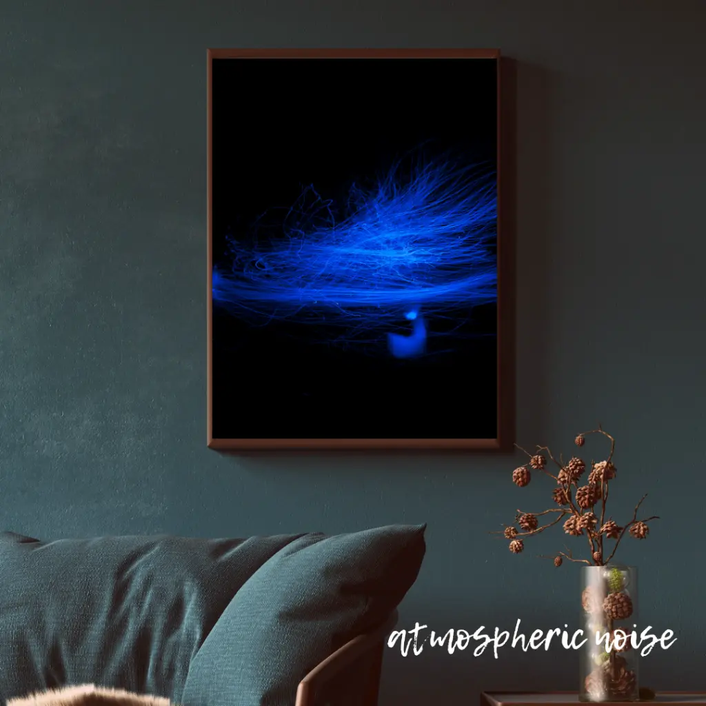 Blue Wall Art Photo Frame Mockup for Instagram Post (1).webp