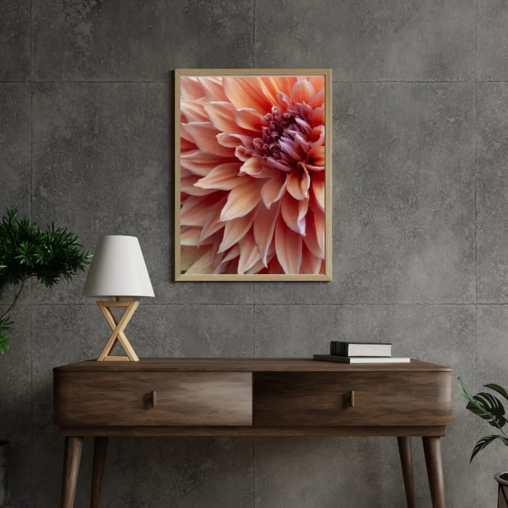 Grey 3D Industrial Style Wall Frame Mockup Instagram Post.webp