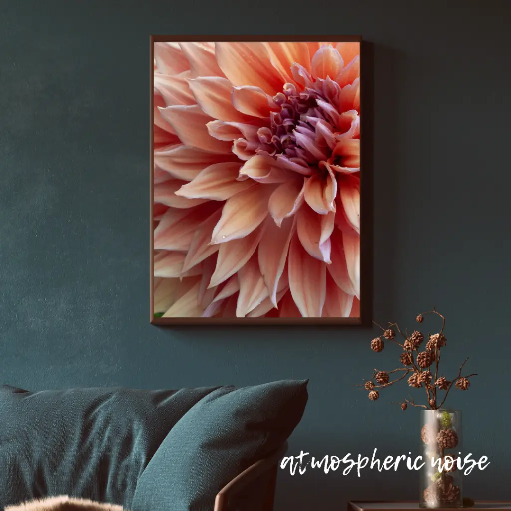 Blue Wall Art Photo Frame Mockup for Instagram Post.webp