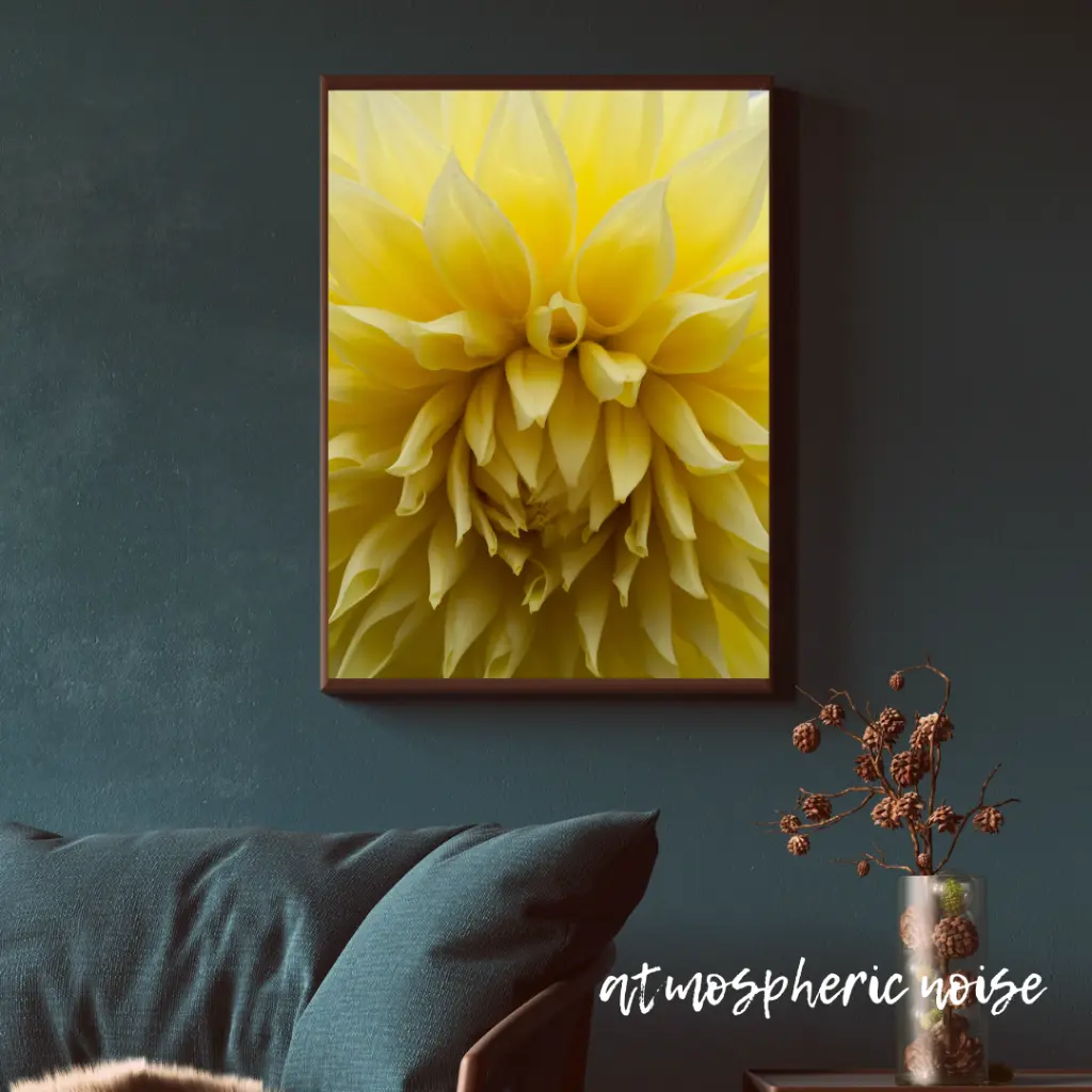 Blue Wall Art Photo Frame Mockup for Instagram Post.webp