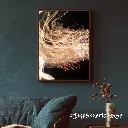 Blue Wall Art Photo Frame Mockup for Instagram Post.webp