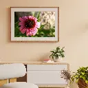 Brown Minimalist 3D Illustration Wall Frame Mockup Instagram Post.webp