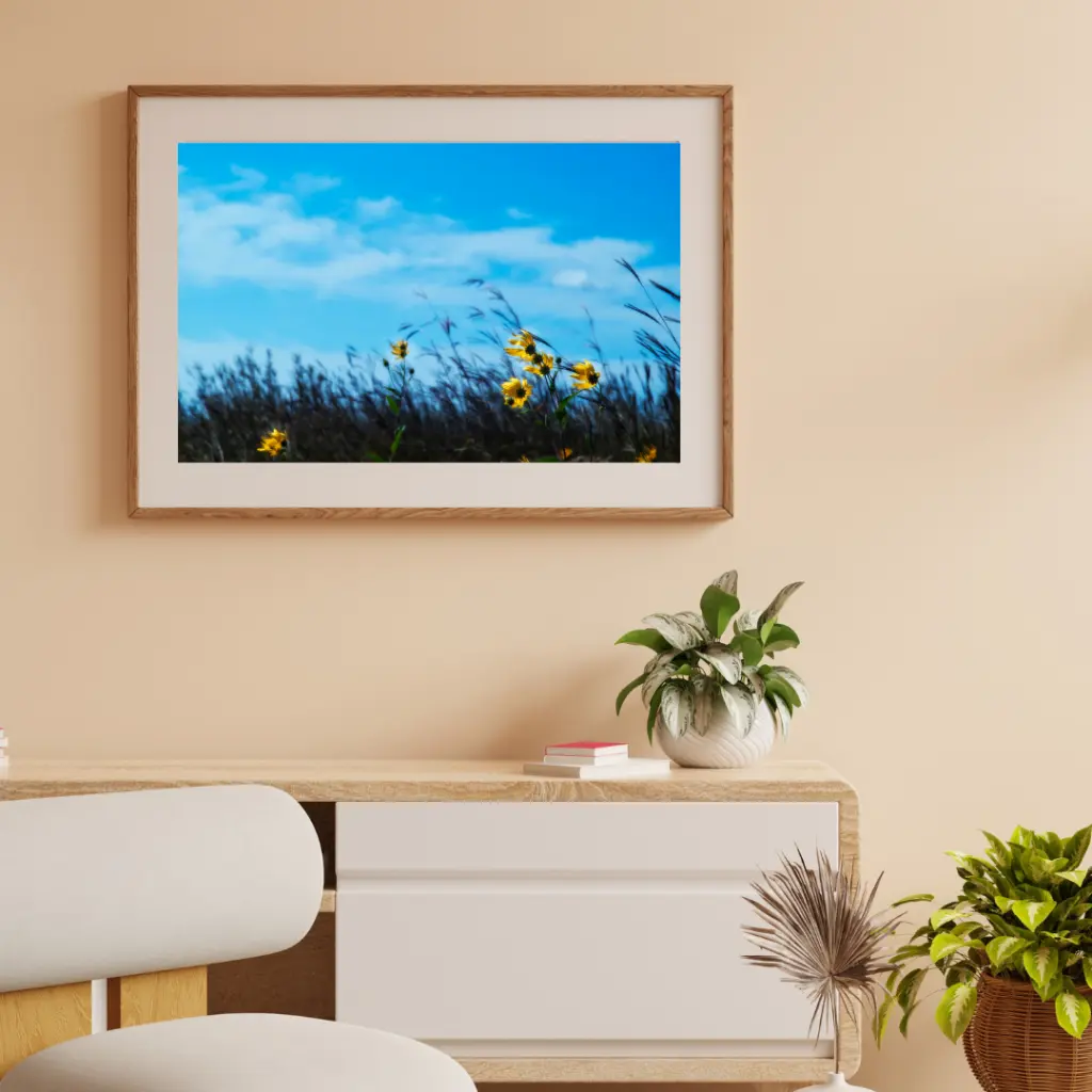 Brown Minimalist 3D Illustration Wall Frame Mockup Instagram Post (1).webp