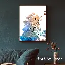 Blue Wall Art Photo Frame Mockup for Instagram Post (1).webp