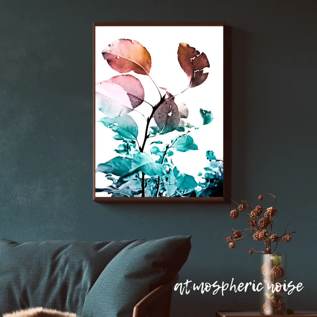 Blue Wall Art Photo Frame Mockup for Instagram Post (2).webp