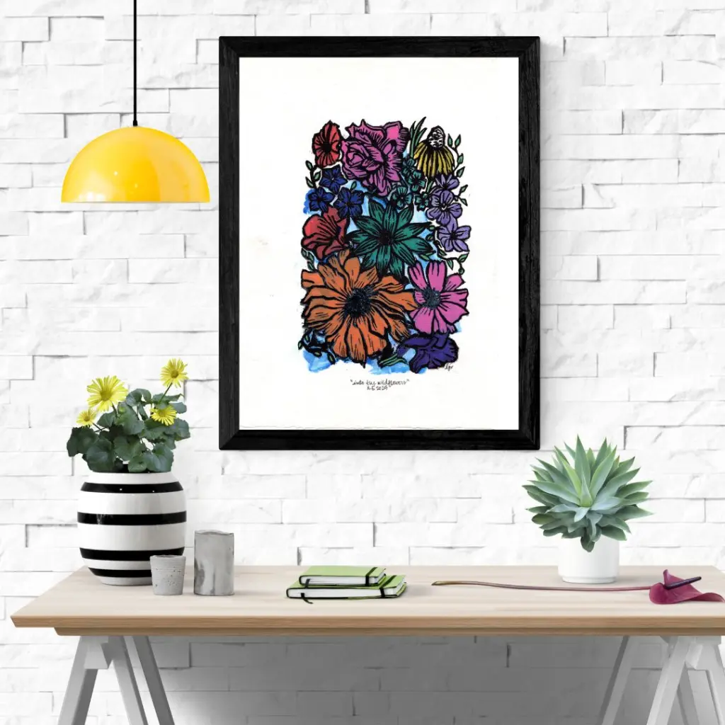 White Brick Wall Mockup Frame Quote Instagram Post.webp