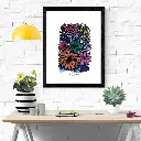 White Brick Wall Mockup Frame Quote Instagram Post.webp