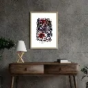 Grey 3D Industrial Style Wall Frame Mockup Instagram Post.webp