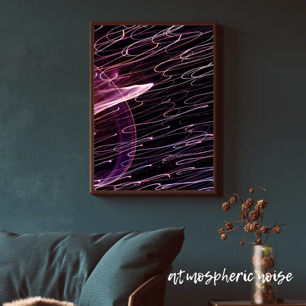 Blue Wall Art Photo Frame Mockup for Instagram Post.webp