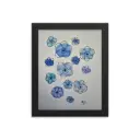 Blue Flowers Un/Framed Reproduction Print 