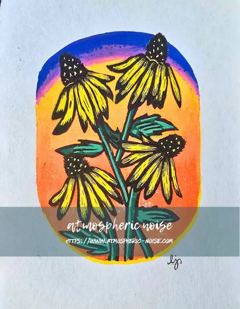 "Coneflowers" Artist Edition Un/Framed Reproduction Print 