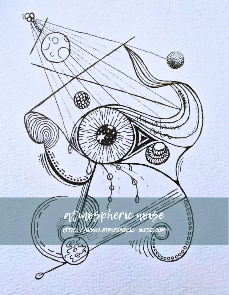 "Eye of the Universe" Drawing Un/Framed Reproduction Print