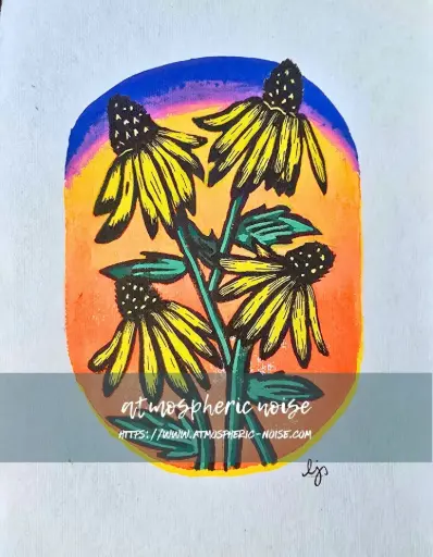 "Coneflowers" Artist Edition Un/Framed Reproduction Print 
