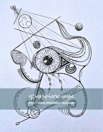 "Eye of the Universe" Drawing Reproduction Print